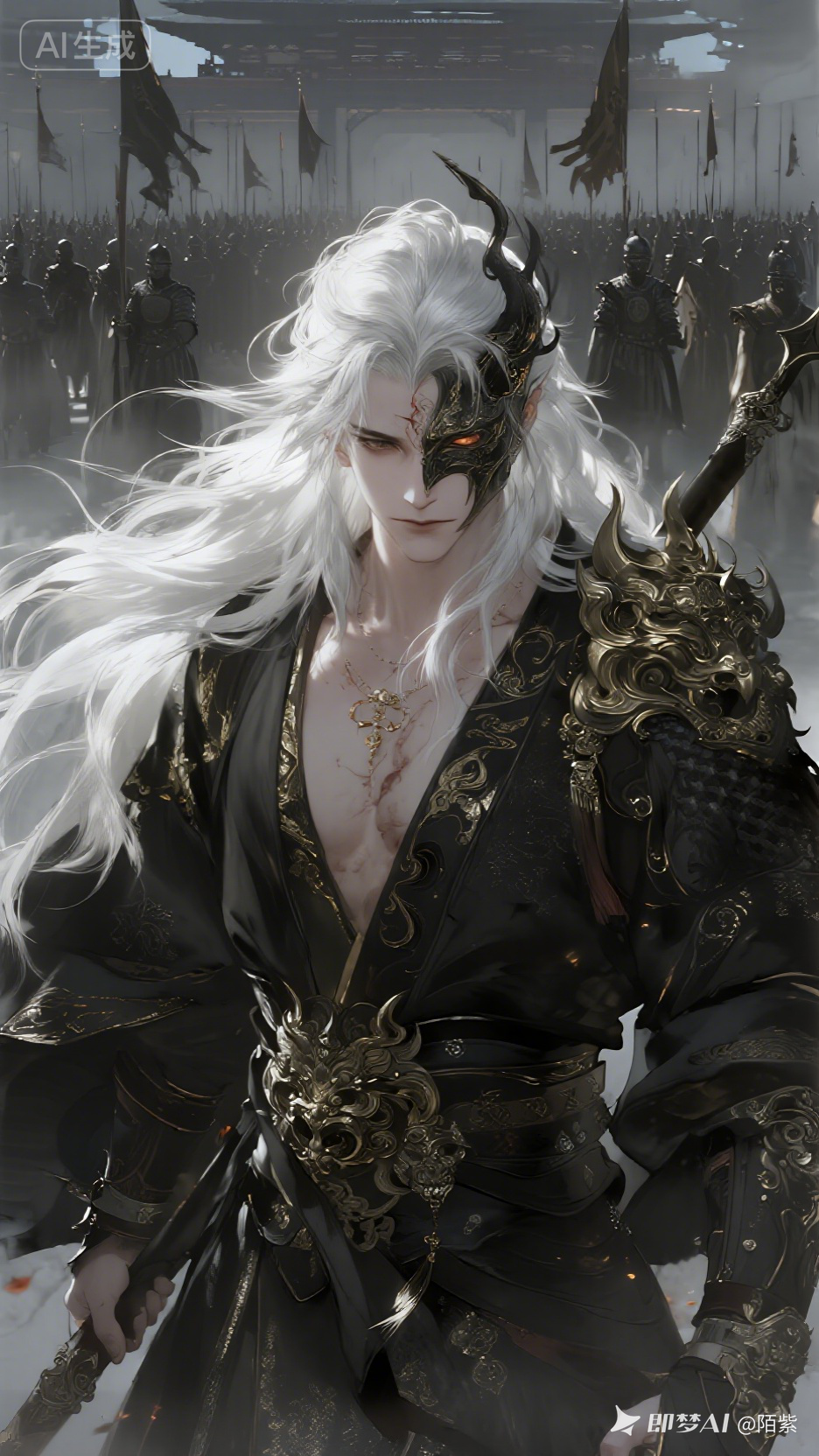 魔尊 - 荆州短剧AI公共图片素材