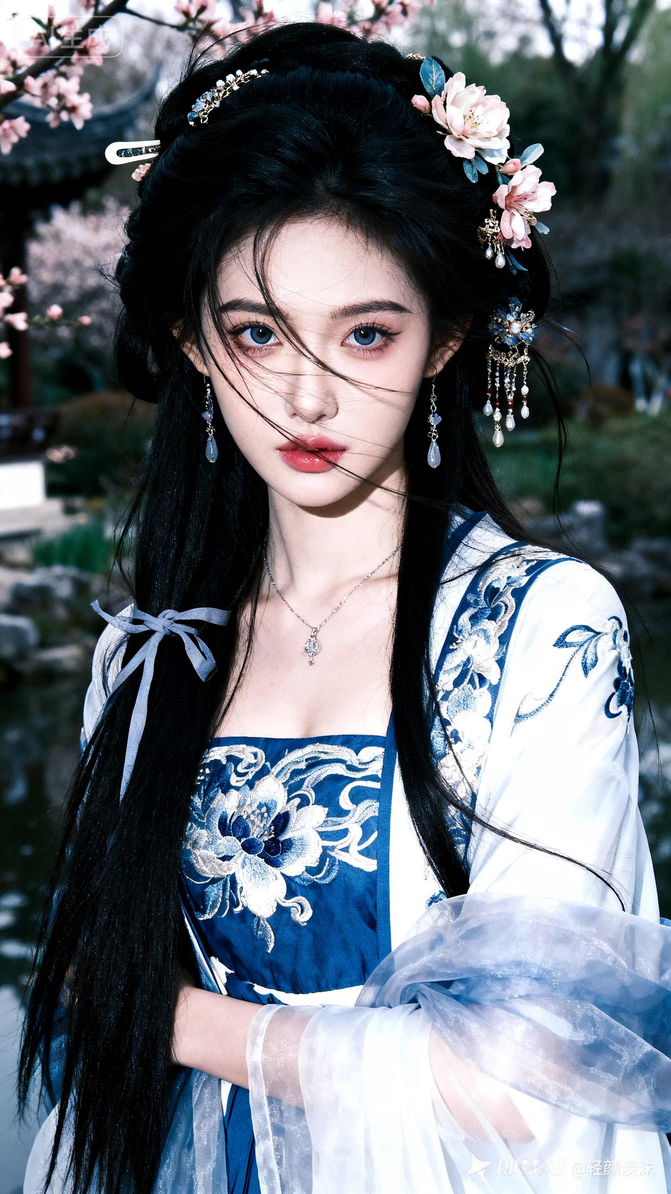 国风美女 - 荆州短剧AI公共图片素材