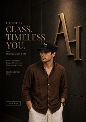 奢华时尚海报 - 荆州短剧AI公共图片素材