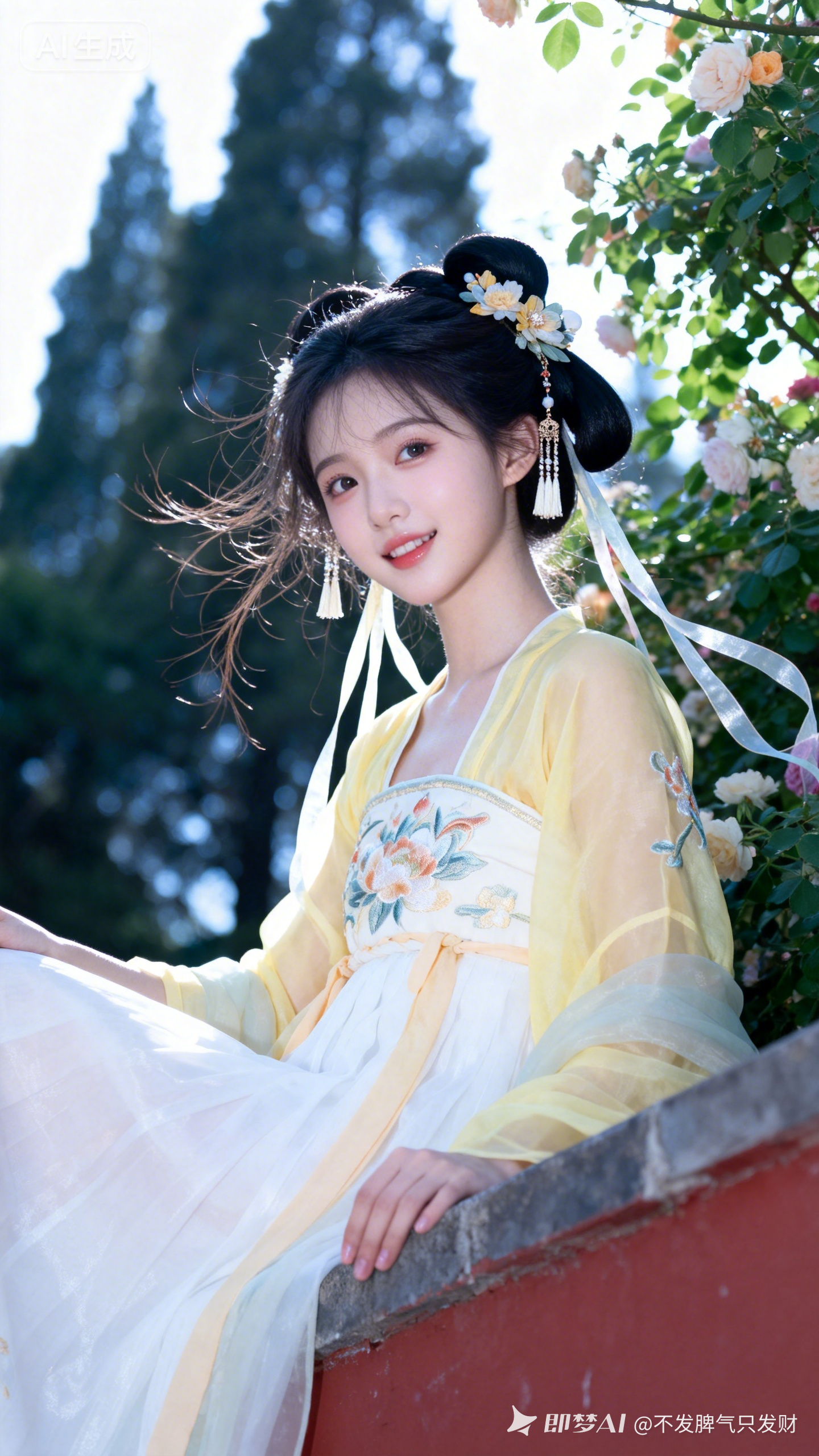 古风美女 - 荆州短剧AI公共图片素材