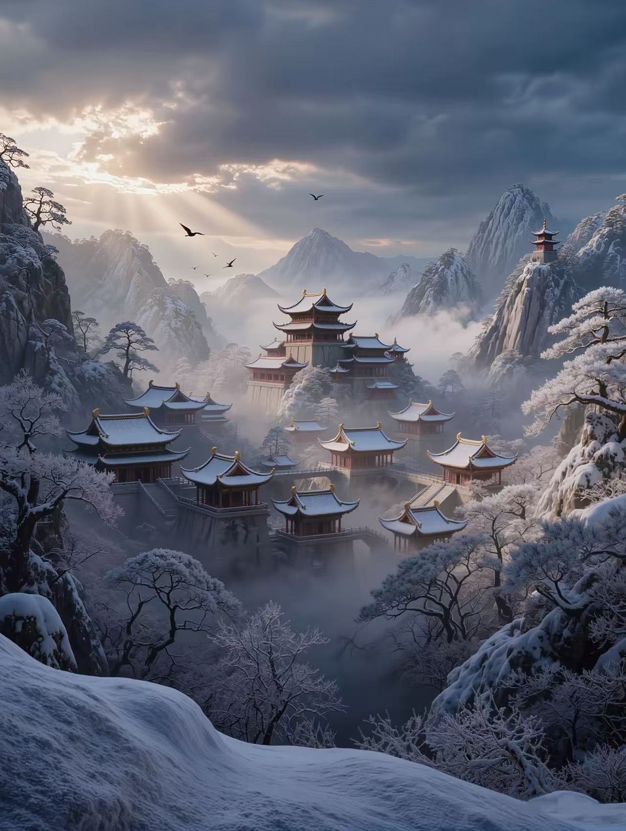 雪景 - 荆州短剧AI公共图片素材