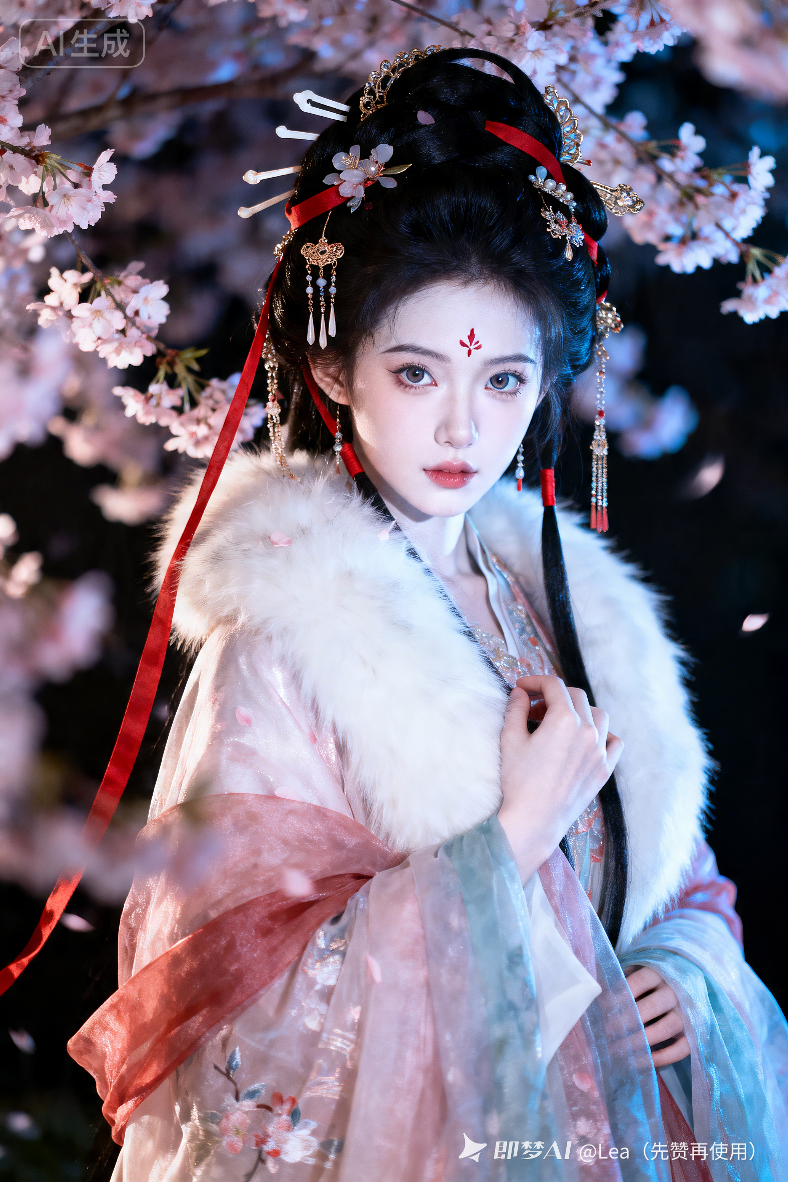 古风美女 - 荆州短剧AI公共图片素材