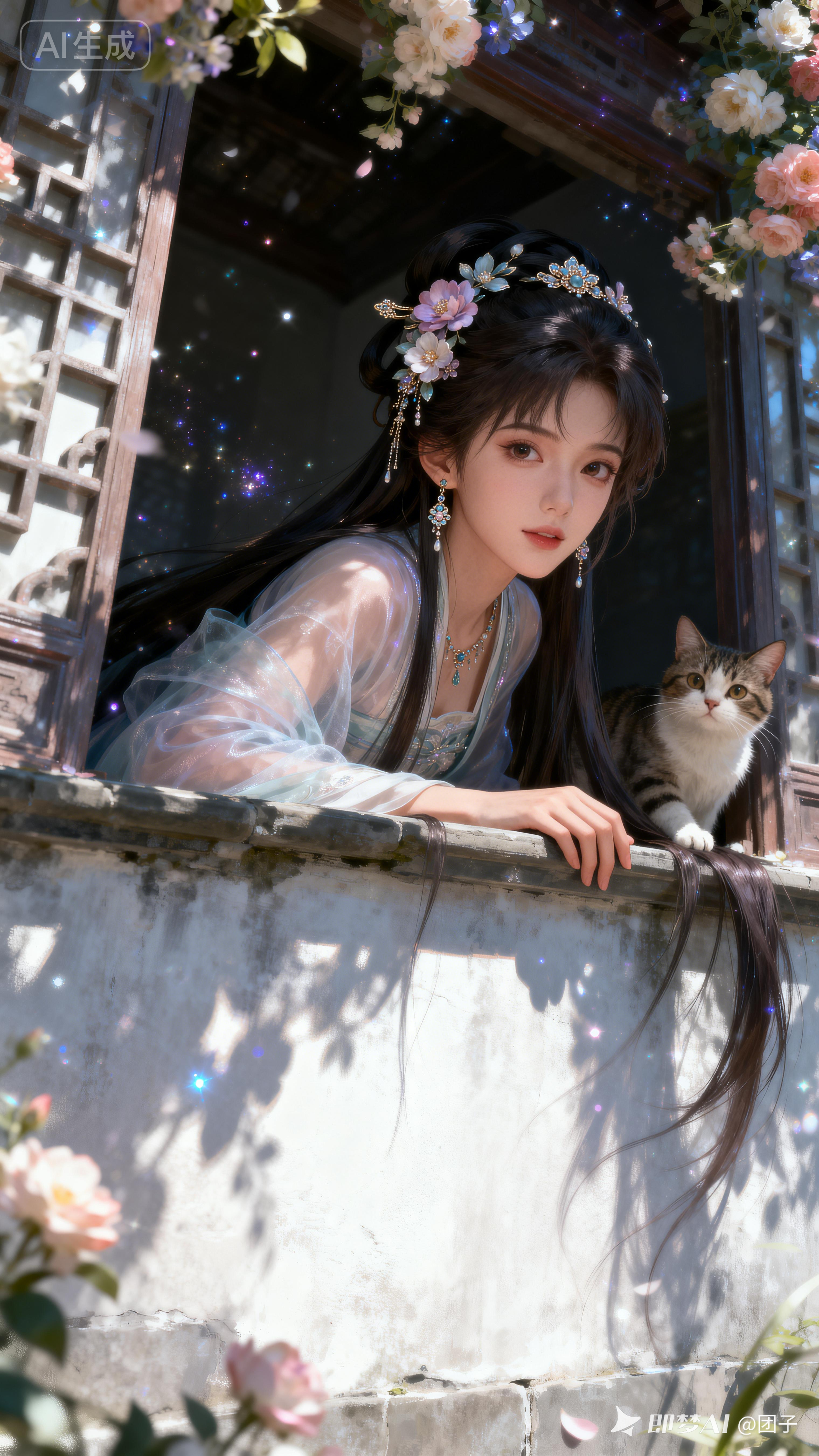 古风女 - 荆州短剧AI公共图片素材