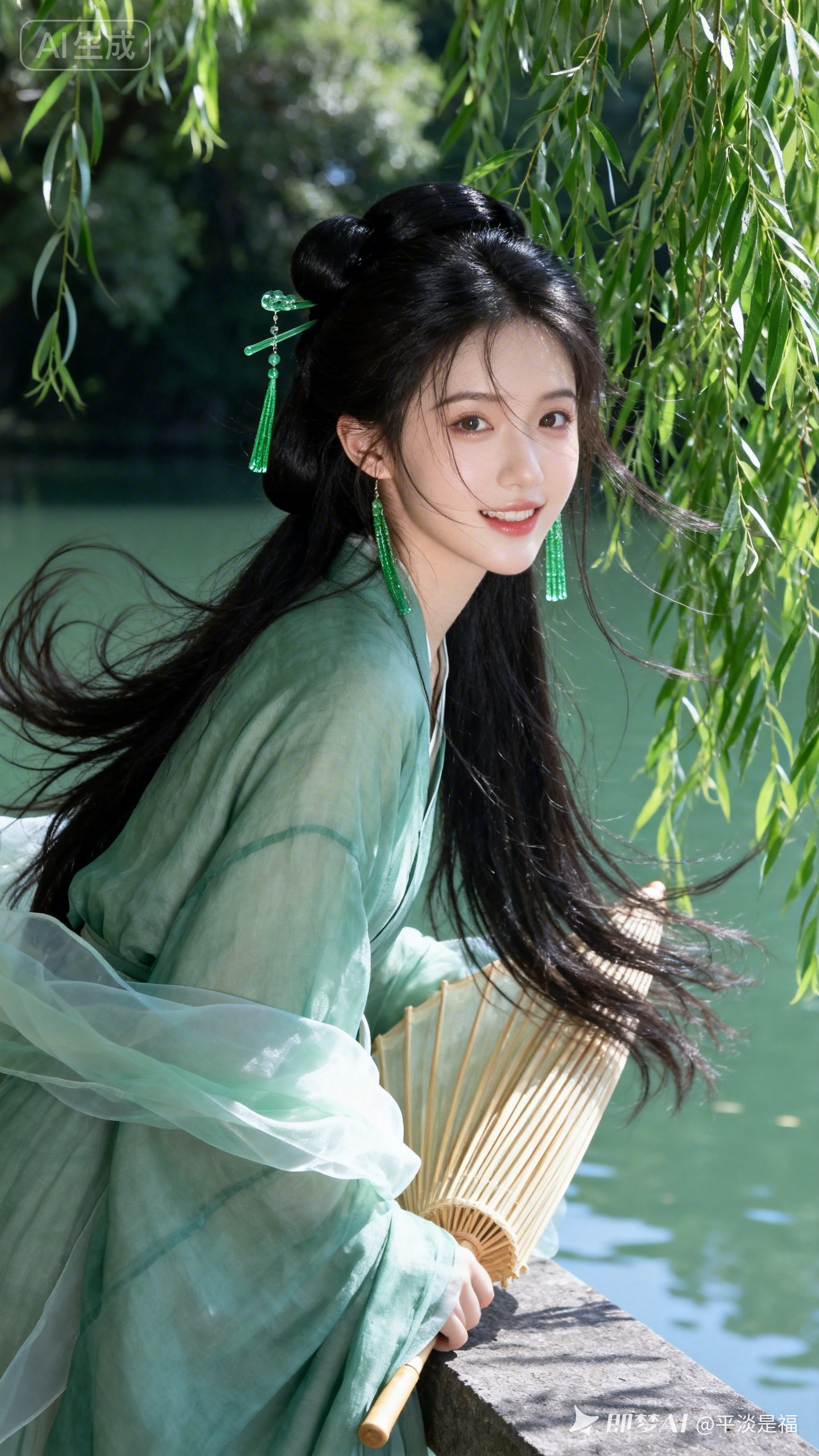 古风美女 - 荆州短剧AI公共图片素材