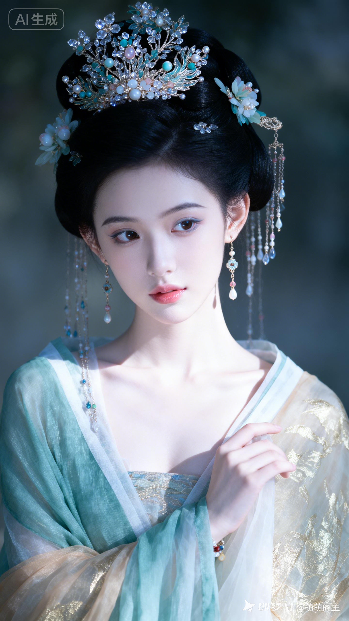 古风美女 - 荆州短剧AI公共图片素材