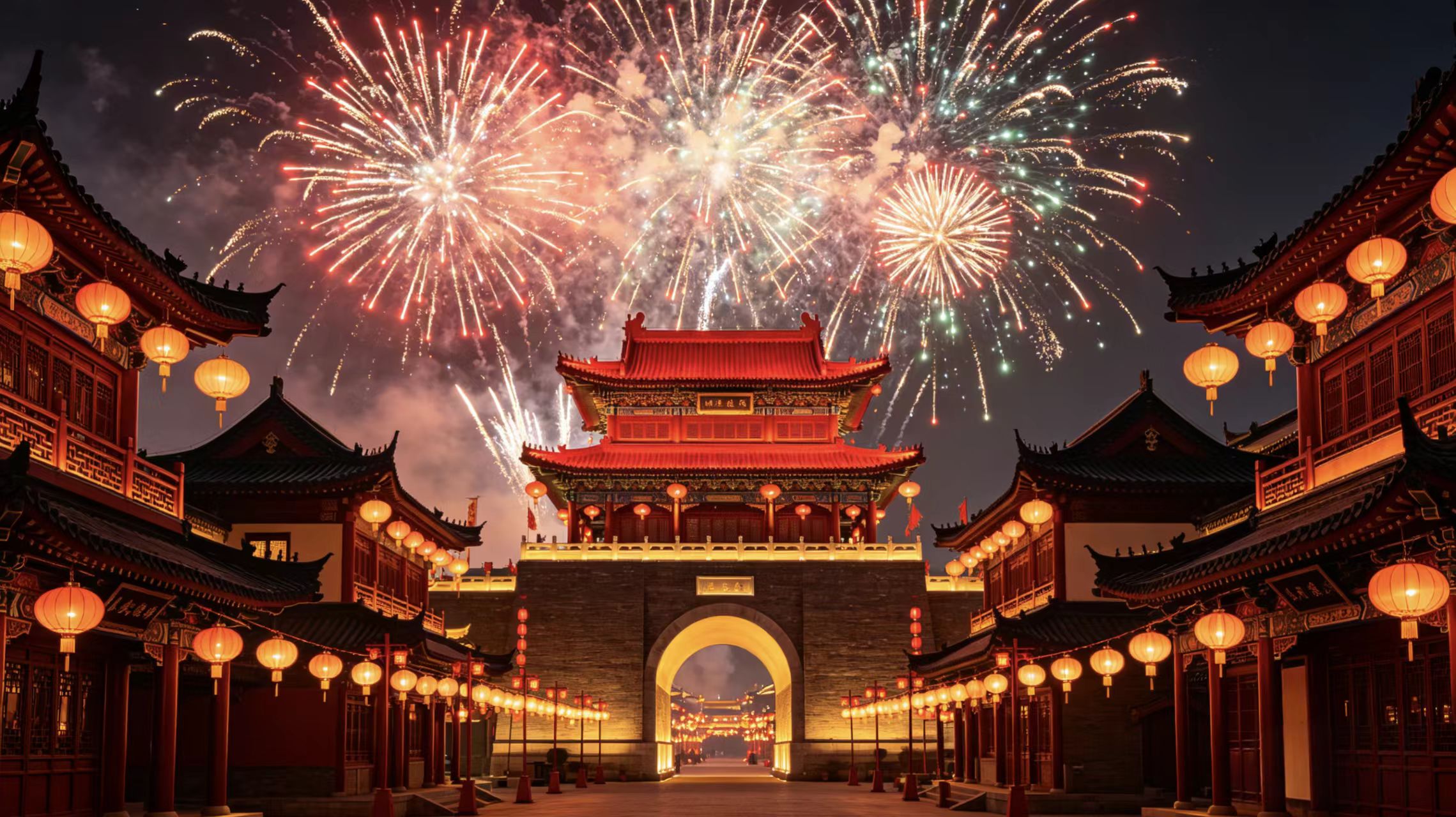 古代街景 - 荆州短剧AI公共图片素材