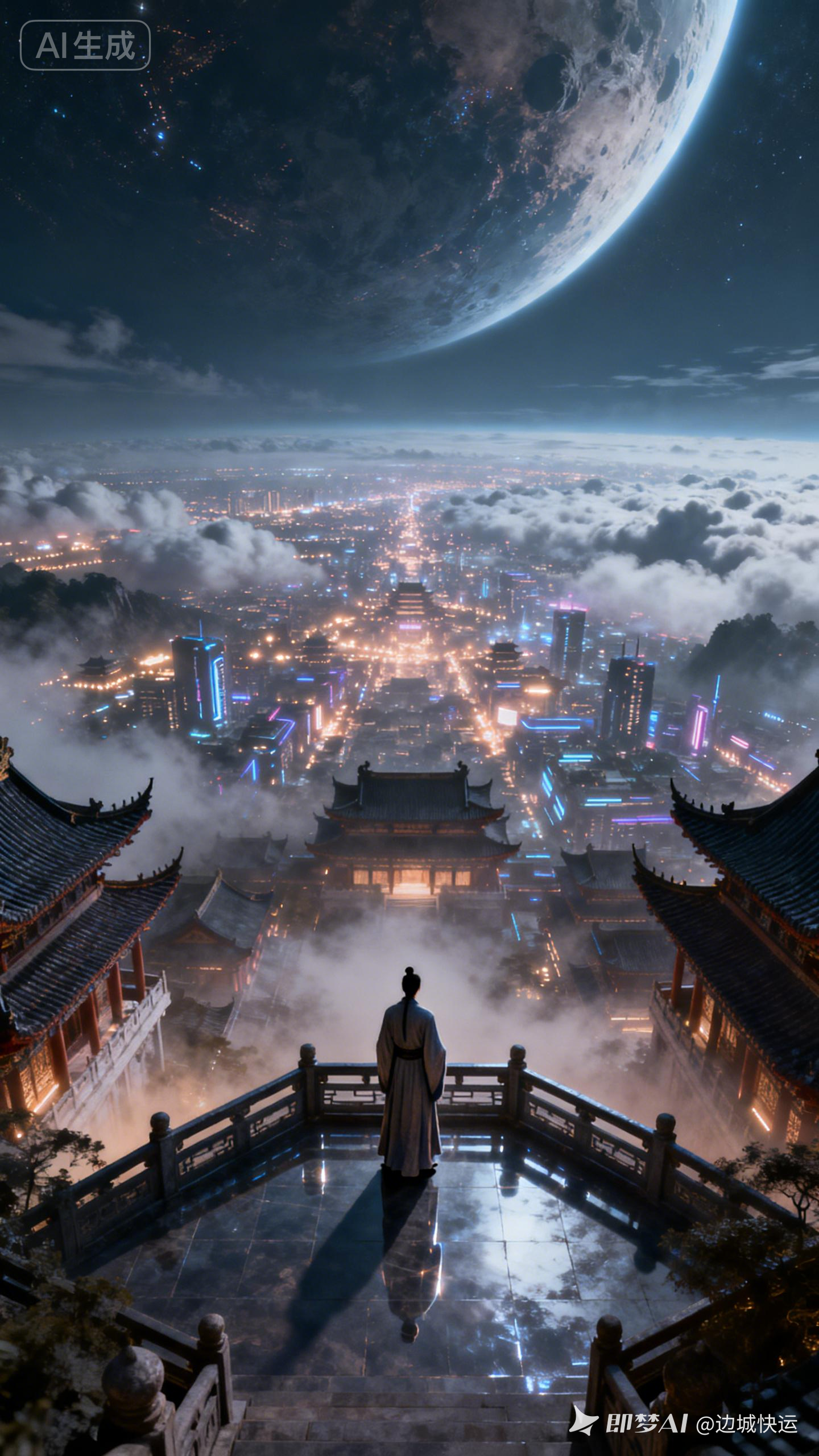 古风科幻场景 - 荆州短剧AI公共图片素材