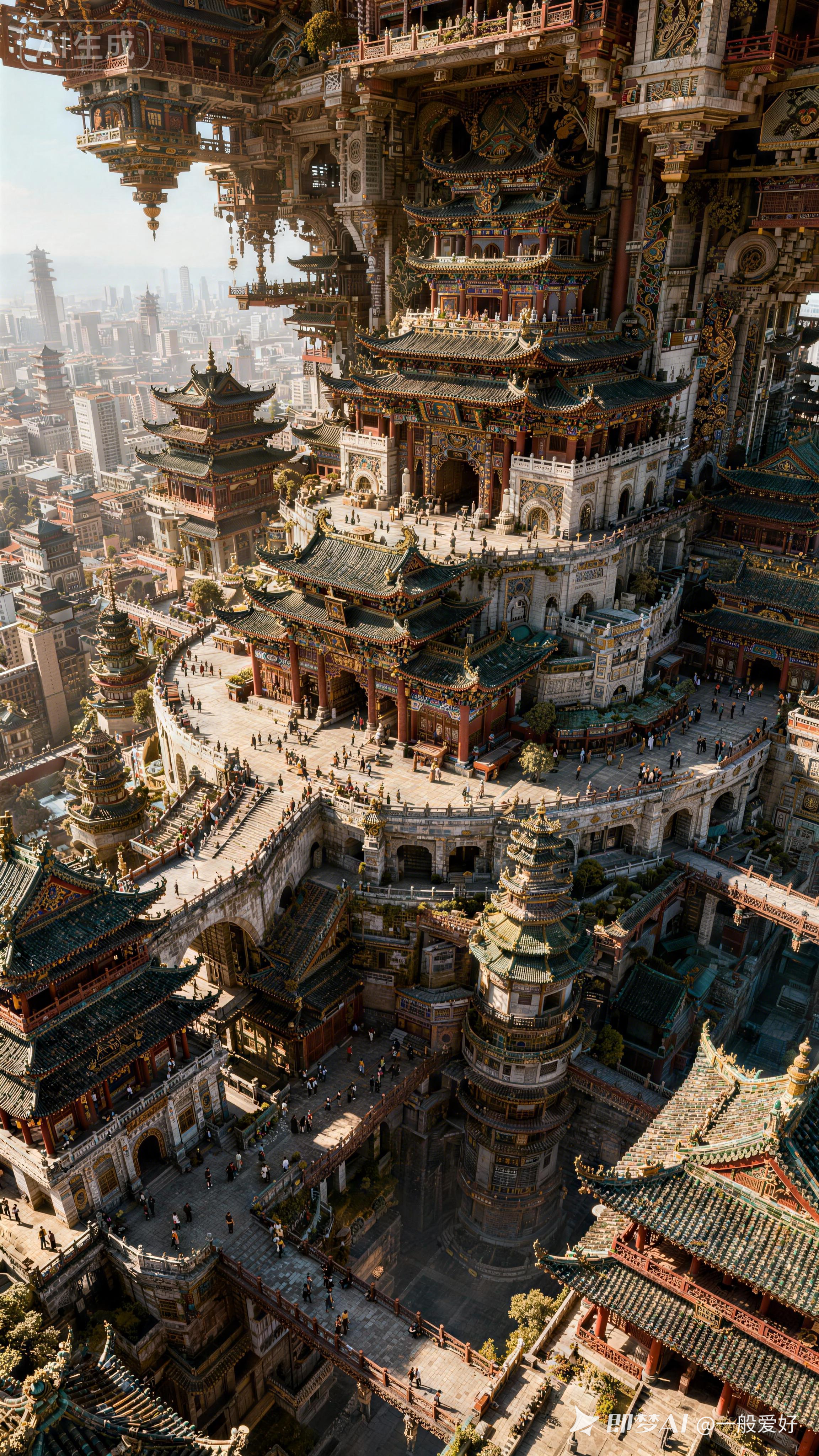 大型建筑 - 荆州短剧AI公共图片素材
