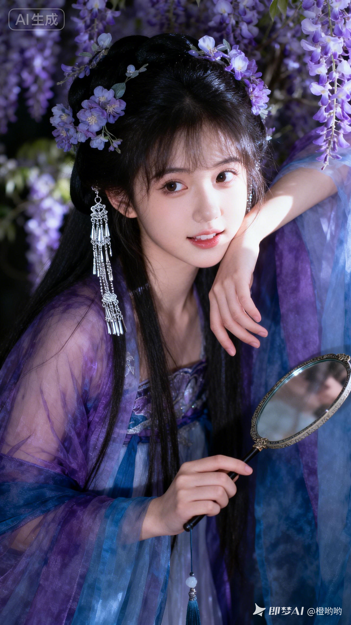 古风美女 - 荆州短剧AI公共图片素材