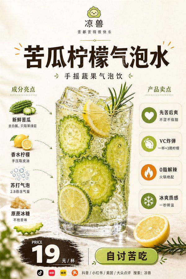 餐饮海报 - 荆州短剧AI公共图片素材